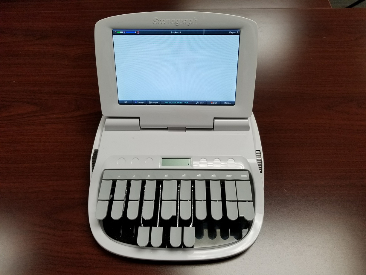 Stenograph machine